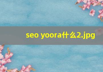 seo yoora什么