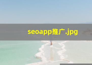 seoapp推广