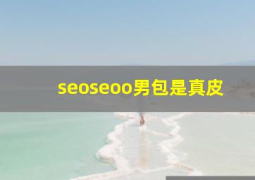 seoseoo男包是真皮