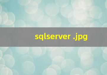 sqlserver 