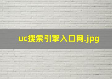 uc搜索引擎入口网