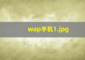 wap手机