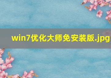 win7优化大师免安装版