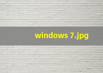 windows 7