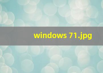 windows 7